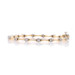 Yellow Gold Diamond Contoured Link Bracelet 6 1/4" - 14k Round Brilliant .50ctw