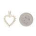 Yellow Gold Diamond Heart Pendant - 10k Single Cut .20ctw Love Wreath Yellow Gold Diamond Heart Pendant - 10k Single Cut .20ctw Love Wreath