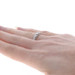 White Gold Diamond Five-Stone Band - 14k Round .50ctw Wedding Anniversary Ring White Gold Diamond Five-Stone Band - 14k Round .50ctw Wedding Anniversary Ring