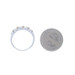 White Gold Diamond Five-Stone Band - 14k Round .50ctw Wedding Anniversary Ring White Gold Diamond Five-Stone Band - 14k Round .50ctw Wedding Anniversary Ring