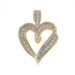 Yellow Gold Diamond Heart Pendant - 10k Single Cut .20ctw Love Yellow Gold Diamond Heart Pendant - 10k Single Cut .20ctw Love