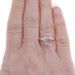 Yellow Gold Diamond Shooting Star Trio Ring - 14k Round Brilliant