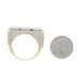 Yellow Gold Diamond CEO Men's Ring - 10k Single & Bag 2.00ctw Pave Bling Sz 10 Yellow Gold Diamond CEO Men's Ring - 10k Single & Bag 2.00ctw Pave Bling Sz 10