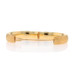 Yellow Gold Crosshatch Bangle Bracelet 6 3/4" - 14k Oval Yellow Gold Crosshatch Bangle Bracelet 6 3/4" - 14k Oval
