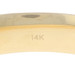 Yellow Gold Crosshatch Bangle Bracelet 6 3/4" - 14k Oval Yellow Gold Crosshatch Bangle Bracelet 6 3/4" - 14k Oval