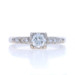 Platinum Diamond Art Deco Engagement Ring - Round Brilliant .49ctw Vintage Platinum Diamond Art Deco Engagement Ring - Round Brilliant .49ctw Vintage