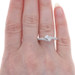 Ever Us Diamond Bypass Engagement Ring - White Gold 14k Round 1/2ctw Two-Stone Ever Us Diamond Bypass Engagement Ring - White Gold 14k Round 1/2ctw Two-Stone