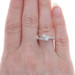 Ever Us Diamond Bypass Engagement Ring White Gold 14k Round 1/2ctw Two-Stone Ever Us Diamond Bypass Engagement Ring White Gold 14k Round 1/2ctw Two-Stone