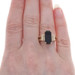 Yellow Gold Onyx & Diamond Ring - 14k Yellow Gold Onyx & Diamond Ring - 14k