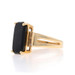 Yellow Gold Onyx & Diamond Ring - 14k Yellow Gold Onyx & Diamond Ring - 14k