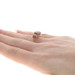 Yellow Gold Garnet Diamond Ring - 14k Pear & Trillion 2.23ctw Three-Stone
