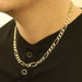 Yellow Gold Diamond Cut Figaro Chain Men's Necklace 20 1/4" - 14k Italy Yellow Gold Diamond Cut Figaro Chain Men's Necklace 20 1/4" - 14k Italy