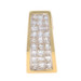 Yellow Gold Diamond Cluster Slide Pendant - 14k Princess 1.00ctw Invisible Set Yellow Gold Diamond Cluster Slide Pendant - 14k Princess 1.00ctw Invisible Set