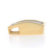 Yellow Gold Diamond Cluster Slide Pendant - 14k Princess 1.00ctw Invisible Set Yellow Gold Diamond Cluster Slide Pendant - 14k Princess 1.00ctw Invisible Set
