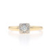 Yellow Gold Diamond Vintage Solitaire Engagement Ring - 14k Round Brilliant Yellow Gold Diamond Vintage Solitaire Engagement Ring - 14k Round Brilliant