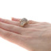 Yellow Gold Diamond Cluster Bypass Ring - 14k Round Brilliant & Baguette 1.00ctw Yellow Gold Diamond Cluster Bypass Ring - 14k Round Brilliant & Baguette 1.00ctw