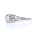 White Gold Diamond Art Deco Solitaire Engagement Ring 18k Euro .26ct Vintage White Gold Diamond Art Deco Solitaire Engagement Ring 18k Euro .26ct Vintage