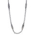 Konstantino Scrolling Flower Station Necklace 38" - Sterling Silver 925 Garnet Konstantino Scrolling Flower Station Necklace 38" - Sterling Silver 925 Garnet