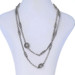 Konstantino Scrolling Flower Station Necklace 38" - Sterling Silver 925 Garnet Konstantino Scrolling Flower Station Necklace 38" - Sterling Silver 925 Garnet