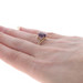 Yellow Gold Amethyst Diamond Bypass Ring - 14k Oval 1.77ctw