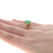 Yellow Gold Jadeite Diamond Ring - 14k Oval Cabochon 4.15ctw Yellow Gold Jadeite Diamond Ring - 14k Oval Cabochon 4.15ctw