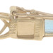 Yellow Gold Blue Topaz Link Bracelet 7 1/4" - 14k Oval 7.98ctw XOXO