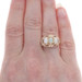 Yellow Gold Opal Three-Stone Ring - 14k Oval Cabochon .63ctw