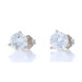 White Gold Diamond Stud Earrings - 14k Round Brilliant 2.05ct GIA Pierced White Gold Diamond Stud Earrings - 14k Round Brilliant 2.05ct GIA Pierced
