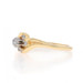 Yellow Gold Diamond Bypass Ring - 14k Round Brilliant .14ctw Promise