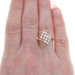 Yellow Gold Diamond Cluster Bypass Ring - 18k Round Brilliant .70ctw Yellow Gold Diamond Cluster Bypass Ring - 18k Round Brilliant .70ctw