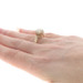 Yellow Gold Akoya Pearl Edwardian Solitaire Ring - 14k GIA Antique Yellow Gold Akoya Pearl Edwardian Solitaire Ring - 14k GIA Antique