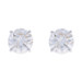 White Gold Diamond Stud Earrings - 14k Round Brilliant 2.00ctw Pierced White Gold Diamond Stud Earrings - 14k Round Brilliant 2.00ctw Pierced