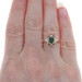 Yellow Gold Chrome Tourmaline Solitaire Ring - 10k Oval .74ct Yellow Gold Chrome Tourmaline Solitaire Ring - 10k Oval .74ct