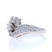 White Gold Diamond Bypass Ring - 14k Marquise & Round .50ctw Engagement White Gold Diamond Bypass Ring - 14k Marquise & Round .50ctw Engagement