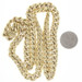 Yellow Gold Diamond Cut Curb Chain Men's Necklace 20" - 10k Yellow Gold Diamond Cut Curb Chain Men's Necklace 20" - 10k