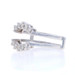 White Gold Diamond Enhancer Wedding Band - 14k Round .30ctw Wrap Jacket Ring White Gold Diamond Enhancer Wedding Band - 14k Round .30ctw Wrap Jacket Ring
