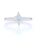 White Gold Diamond Solitaire Engagement Ring - 14k Marquise .57ct White Gold Diamond Solitaire Engagement Ring - 14k Marquise .57ct
