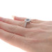 EFFY Sapphire Diamond Cluster Halo Ring - White Gold 14k Specialty Cut 1.05ctw EFFY Sapphire Diamond Cluster Halo Ring - White Gold 14k Specialty Cut 1.05ctw