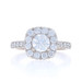 Neil Lane Diamond Halo Engagement Ring - White Gold 14k Round Brilliant 1.50ctw