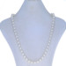 Yellow Gold Akoya Pearl Knotted Strand Necklace 20 1/2" - 14k