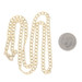 Yellow Gold Diamond Cut Curb Chain Necklace 17 3/4" - 14k