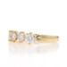 Yellow Gold Diamond Four-Stone Band - 14k Round Brilliant 1.00ctw Wedding Ring