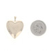 Yellow Gold Heart Locket Pendant - 14k Love Two Frames