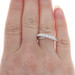 White Gold Diamond Crossover Band - 14k Round Brilliant 1.04ctw Ring