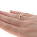 Yellow Gold Diamond Bypass Band - 14k Oval 1.04ctw Ring Yellow Gold Diamond Bypass Band - 14k Oval 1.04ctw Ring