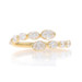 Yellow Gold Diamond Bypass Band - 14k Oval 1.04ctw Ring Yellow Gold Diamond Bypass Band - 14k Oval 1.04ctw Ring