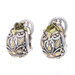 John Hardy Buddha Belly Peridot Earrings - Sterling 925 Yellow Gold 18k Pierced John Hardy Buddha Belly Peridot Earrings - Sterling 925 Yellow Gold 18k Pierced