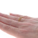 Yellow Gold Citrine Seven-Stone Band - 14k Round .70ctw Quatrefoil Ring