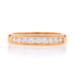 Rose Gold Diamond Men's Wedding Band - 18k Round .51ctw Channel Set Ring Rose Gold Diamond Men's Wedding Band - 18k Round .51ctw Channel Set Ring
