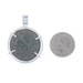 Silver 276-282 Probus Antoninianus Ancient Coin Pendant - Ticinum Silvering Hint